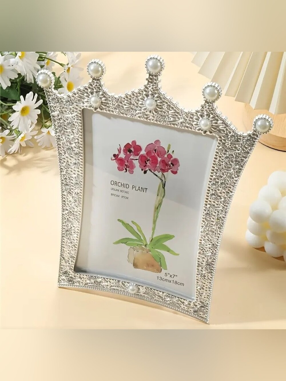 Crown Accent Picture Frame
